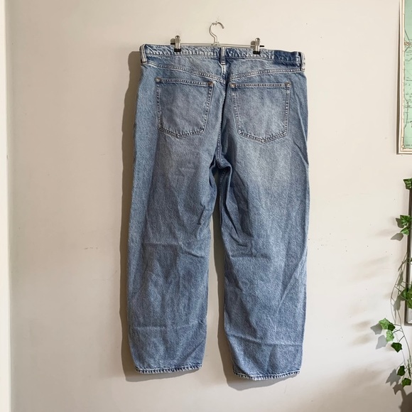 Abercrombie & Fitch The High Rise Loose Jeans Size: 34 / 18 short - Picture 6 of 6